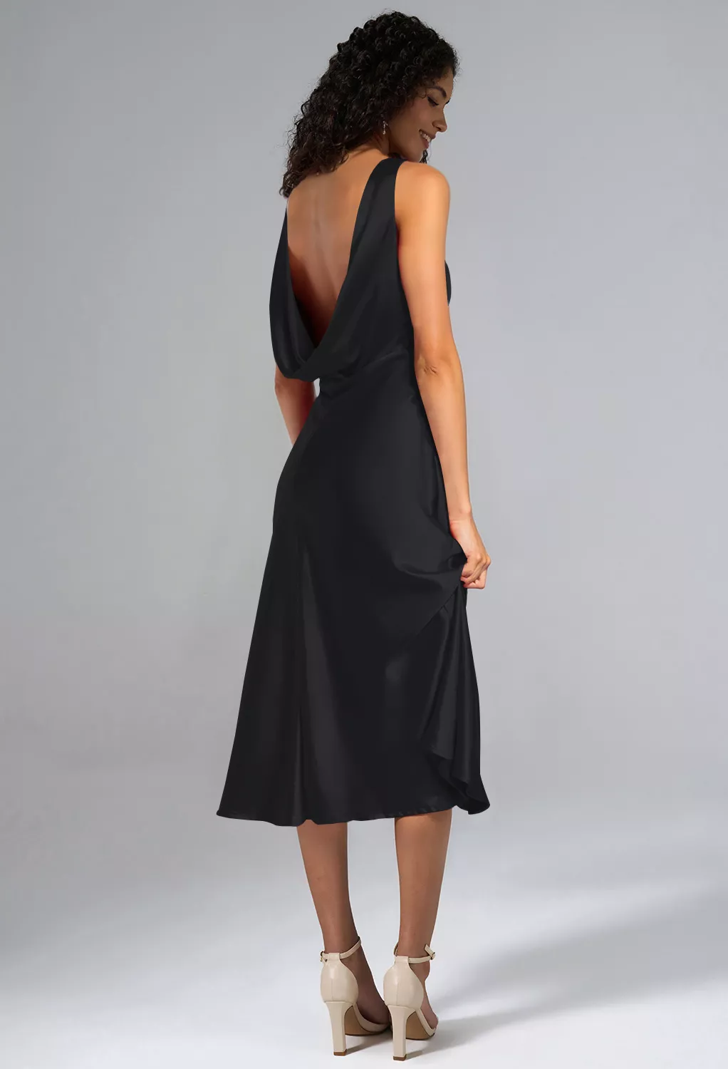 AW Alfie Black Metallic  Wedding Guest Dresses